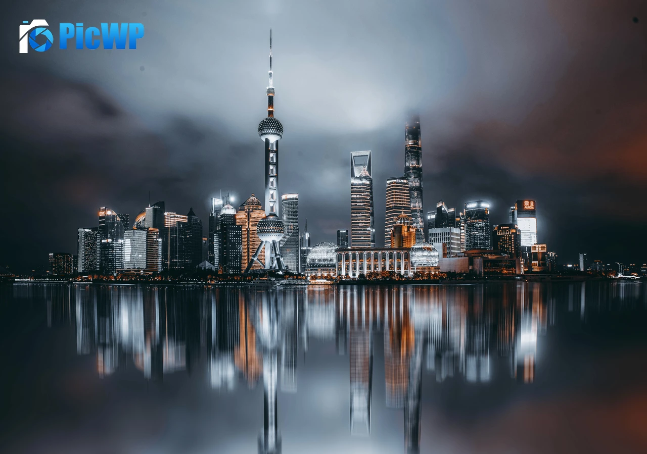 Shanghai City Cityscape 8K PC Wallpaper