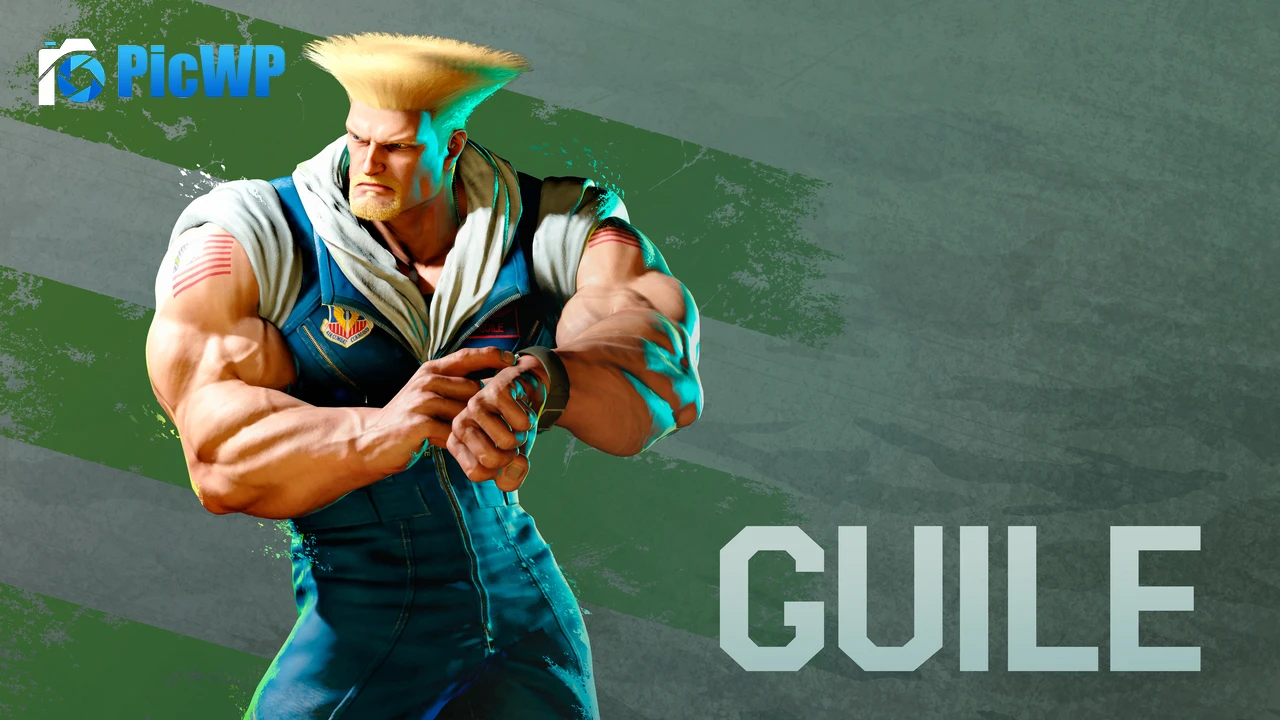 Guile Street Fighter 6 8K PC Wallpaper