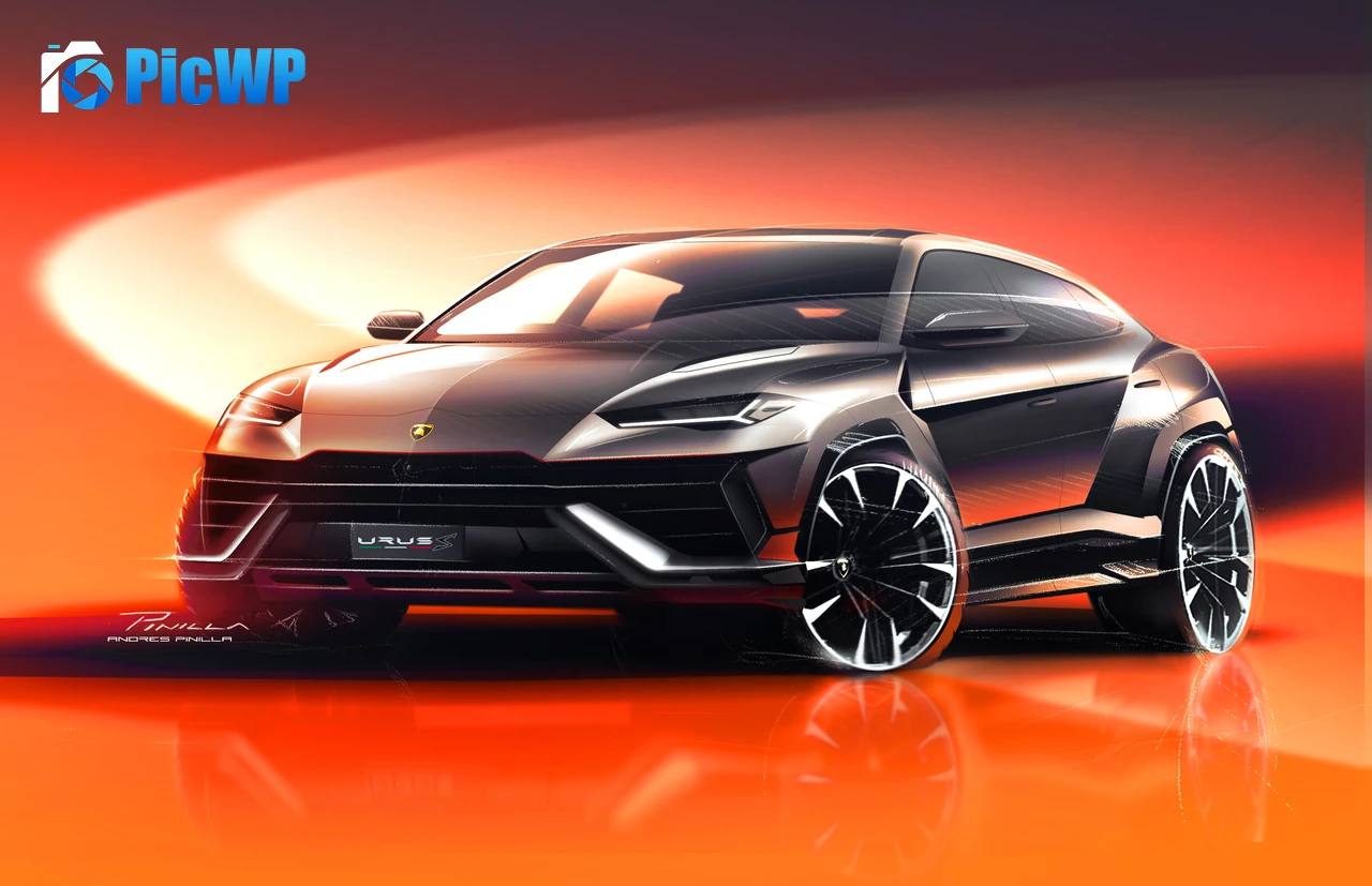 Lamborghini Urus S Concept design 4K PC Wallpaper
