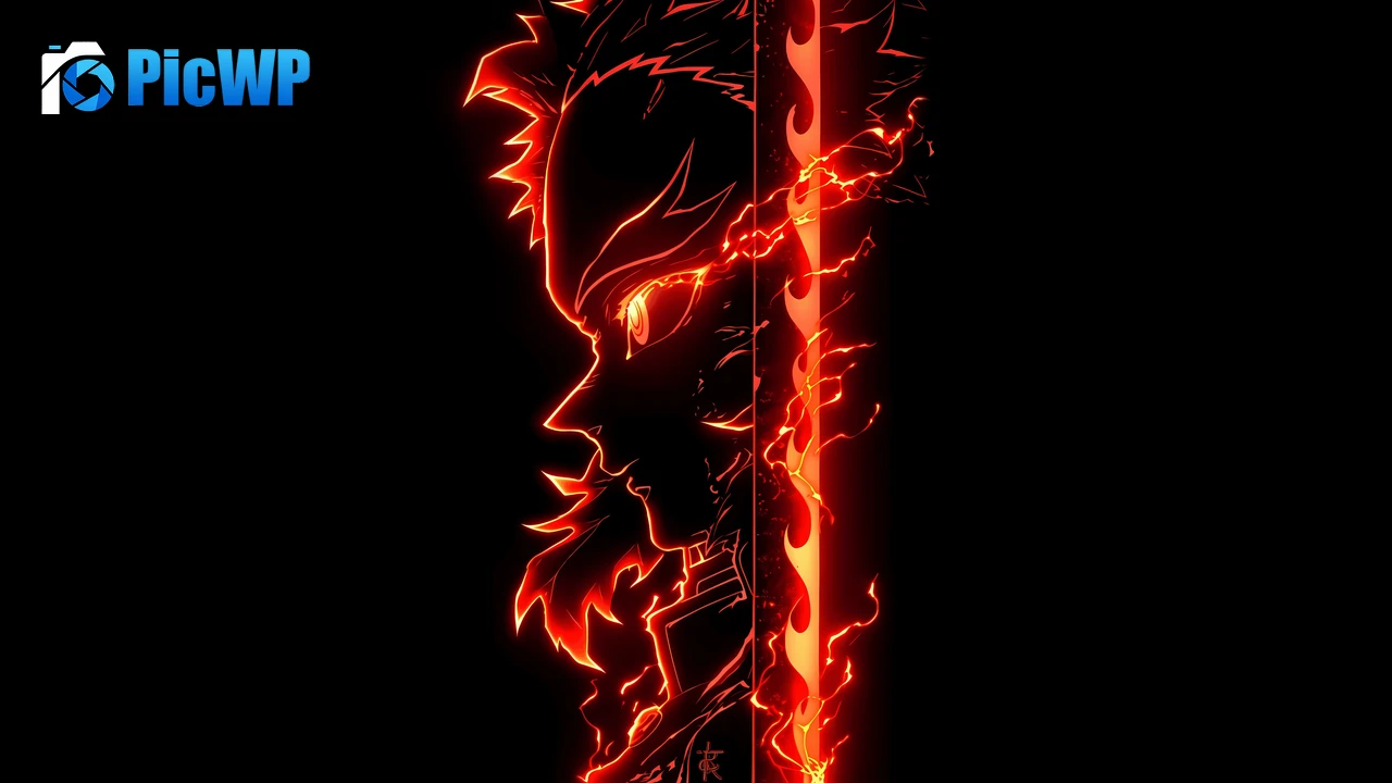 Kyojuro Rengoku AMOLED 6K PC Wallpaper
