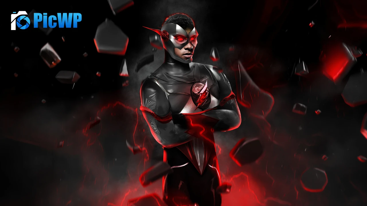 Black Flash DC Comics 6K PC Wallpaper