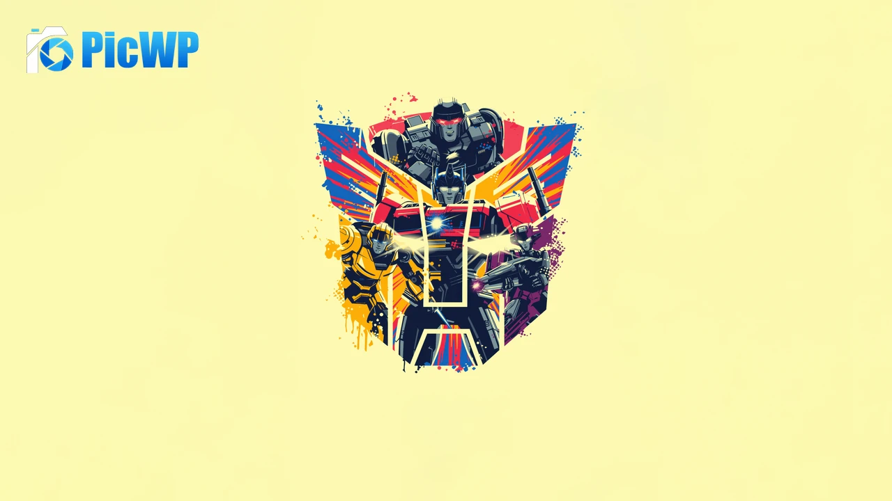 Transformers One Minimalist 6K PC Wallpaper