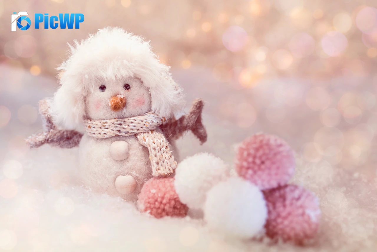 Snowman Cute doll 6K PC Wallpaper