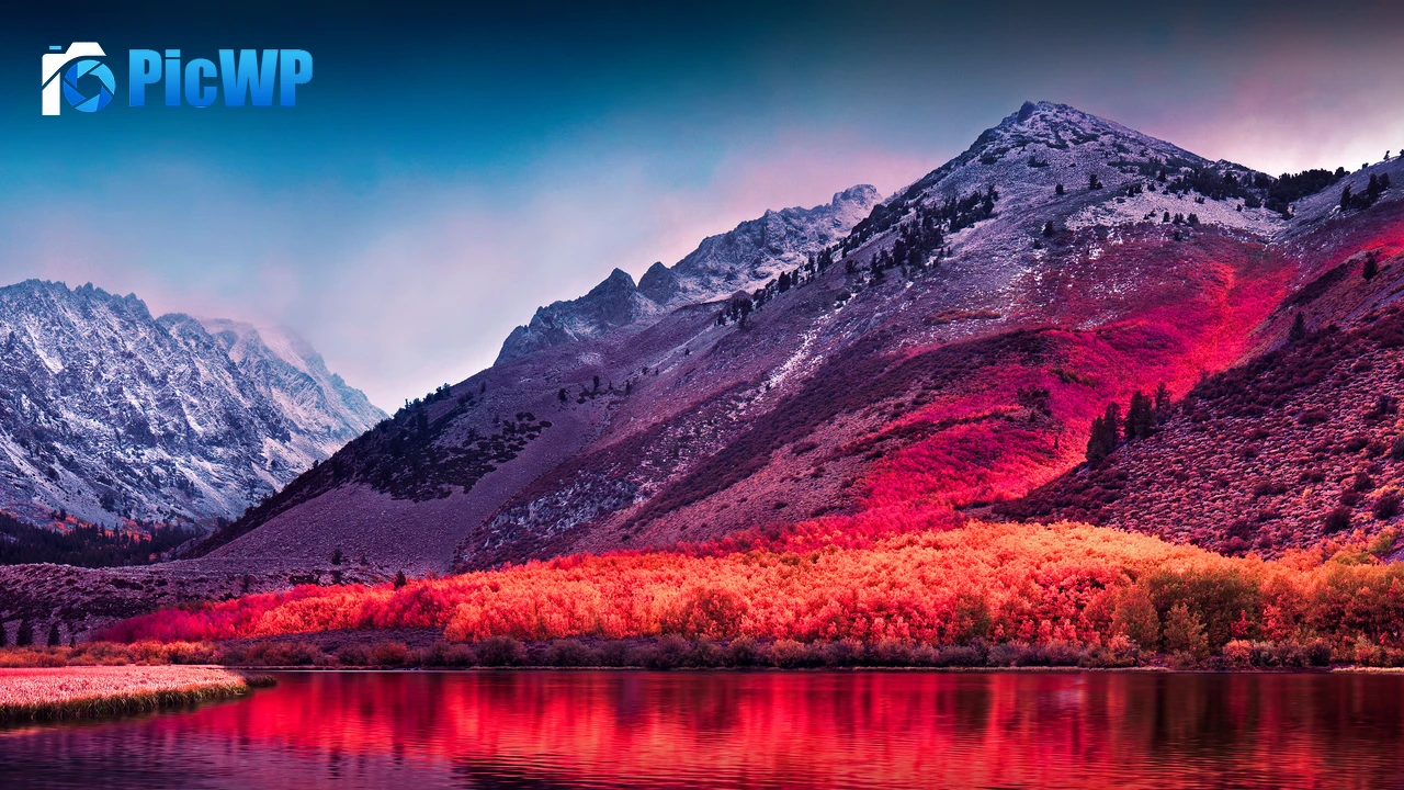 Sierra Nevada mountains macOS High Sierra 6K PC Wallpaper