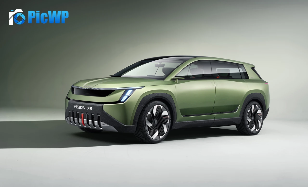Skoda Vision 7S Electric SUV 6K PC Wallpaper