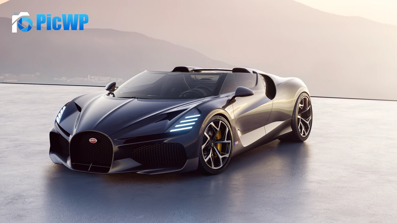 Bugatti W16 Mistral 6K PC Wallpaper