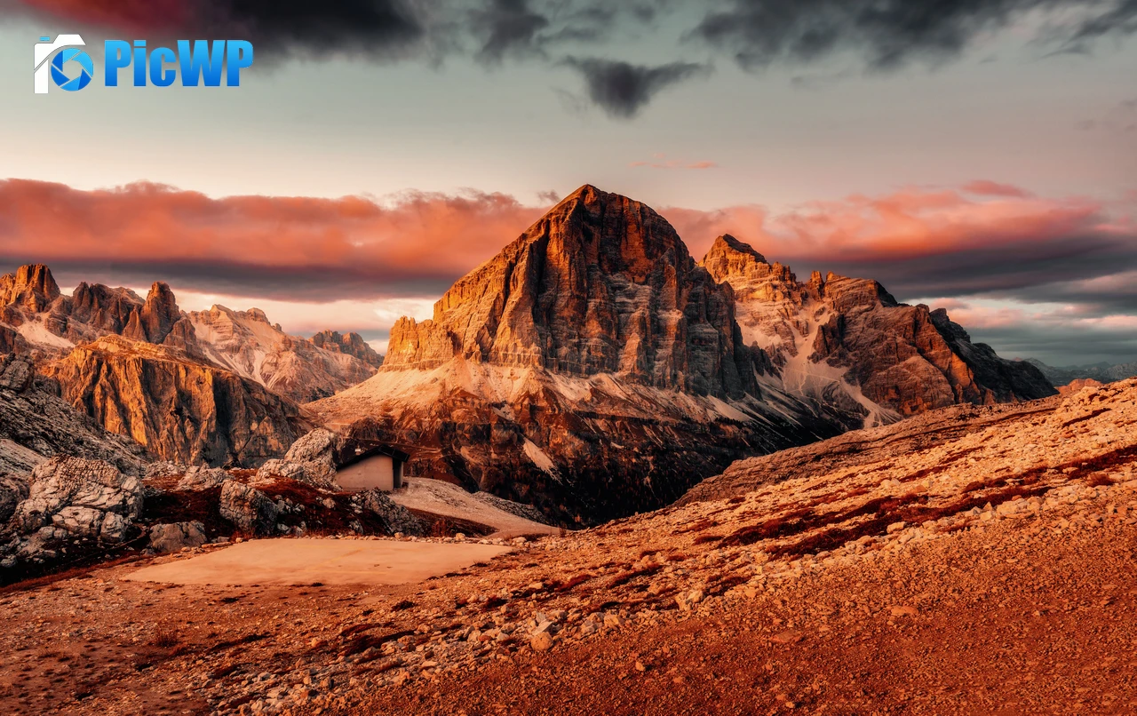 Dolomite mountains Summer 8K PC Wallpaper