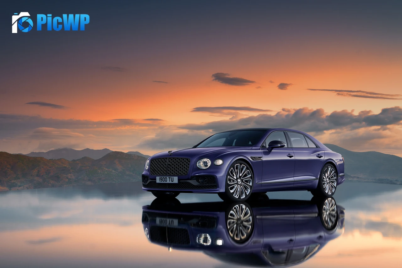 Bentley Flying Spur Mulliner Blackline 2022 5K PC Wallpaper