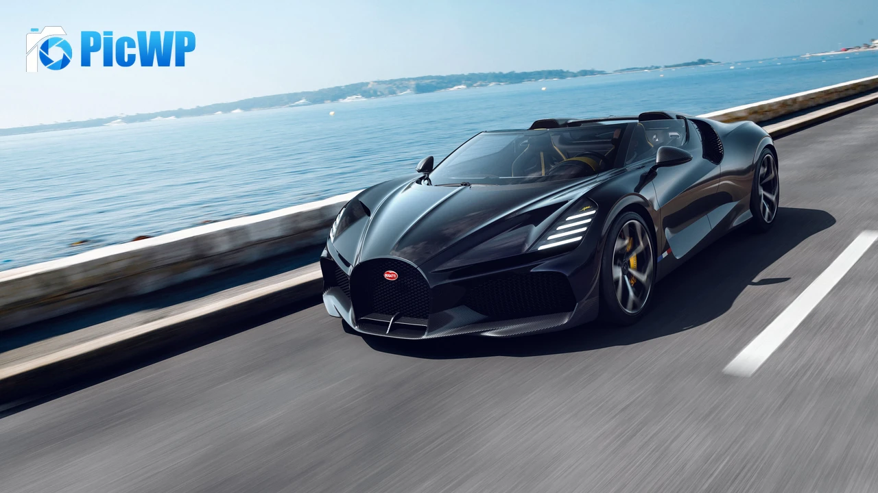 Bugatti W16 Mistral Roadster 6K PC Wallpaper