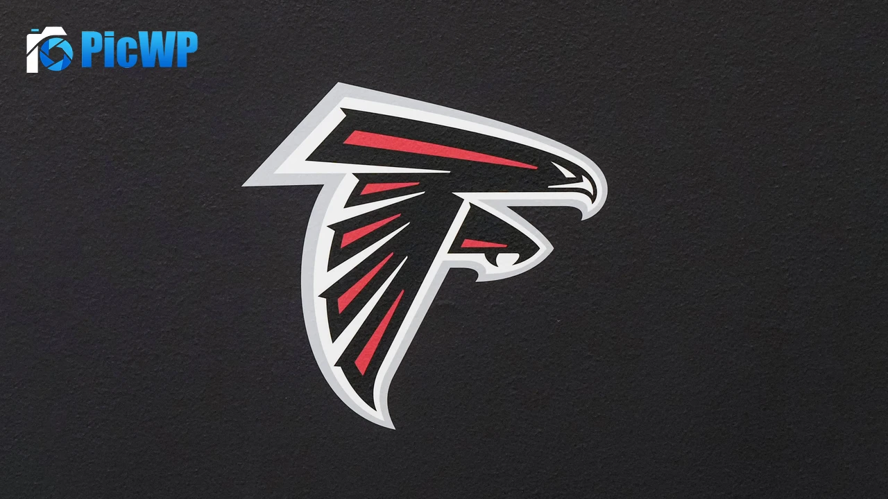 Atlanta Falcons Minimal logo 6K PC Wallpaper