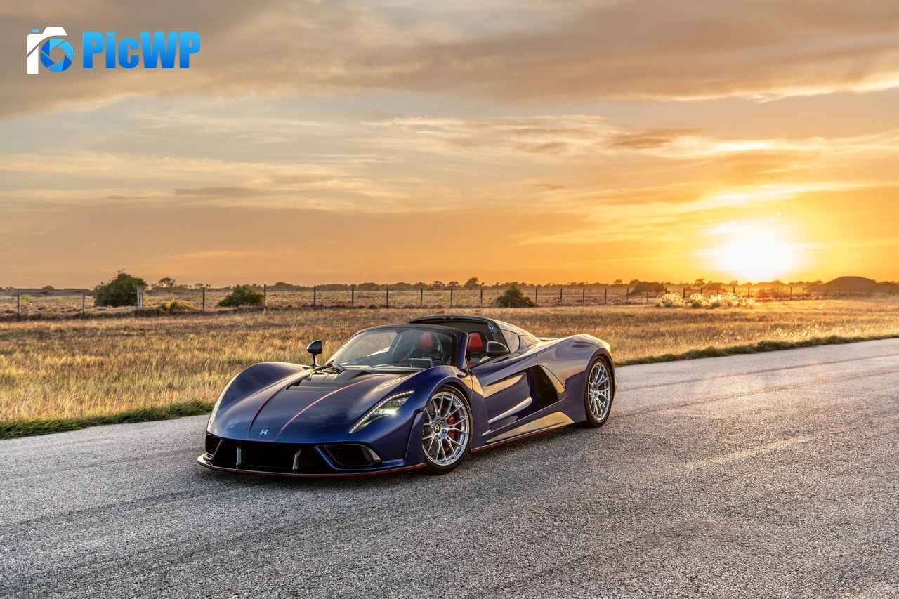 Hennessey Venom F5 Roadster Sports cars 5K PC Wallpaper