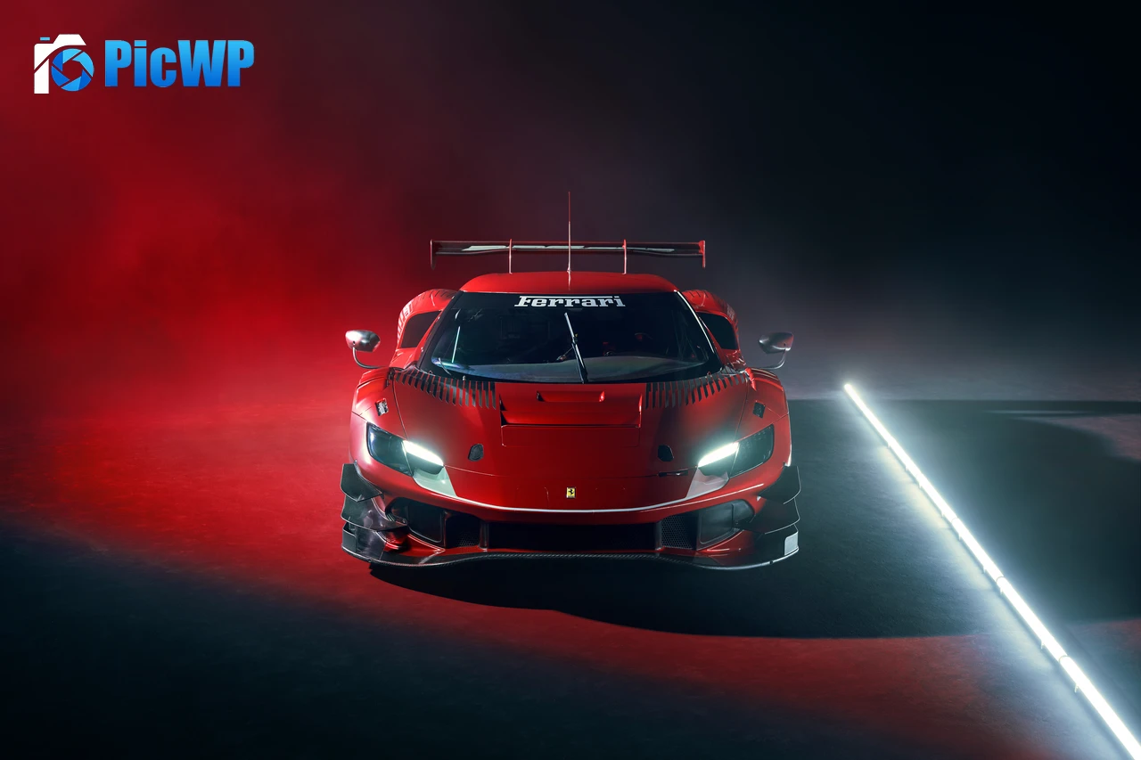 Ferrari 296 GT3 2022 8K PC Wallpaper