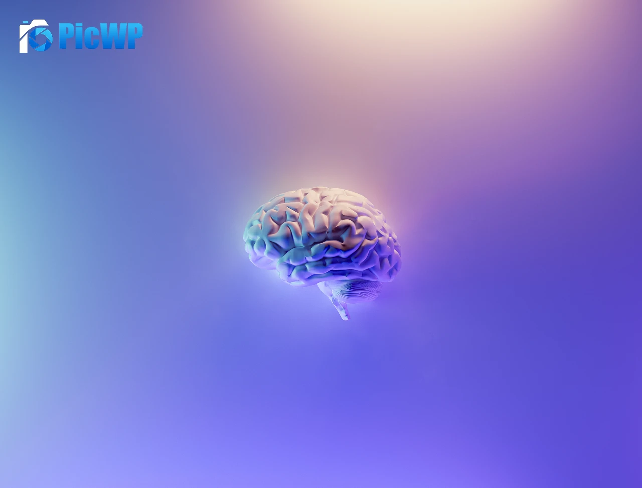 Brain 3D background 5K PC Wallpaper