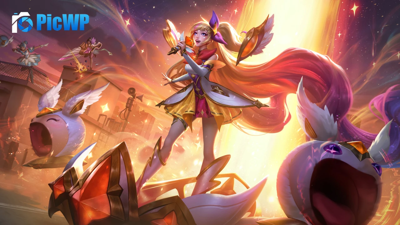 League of Legends Seraphine 8K PC Wallpaper