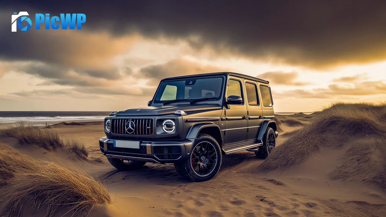 Mercedes-Benz AMG G 63 Beach 6K PC Wallpaper