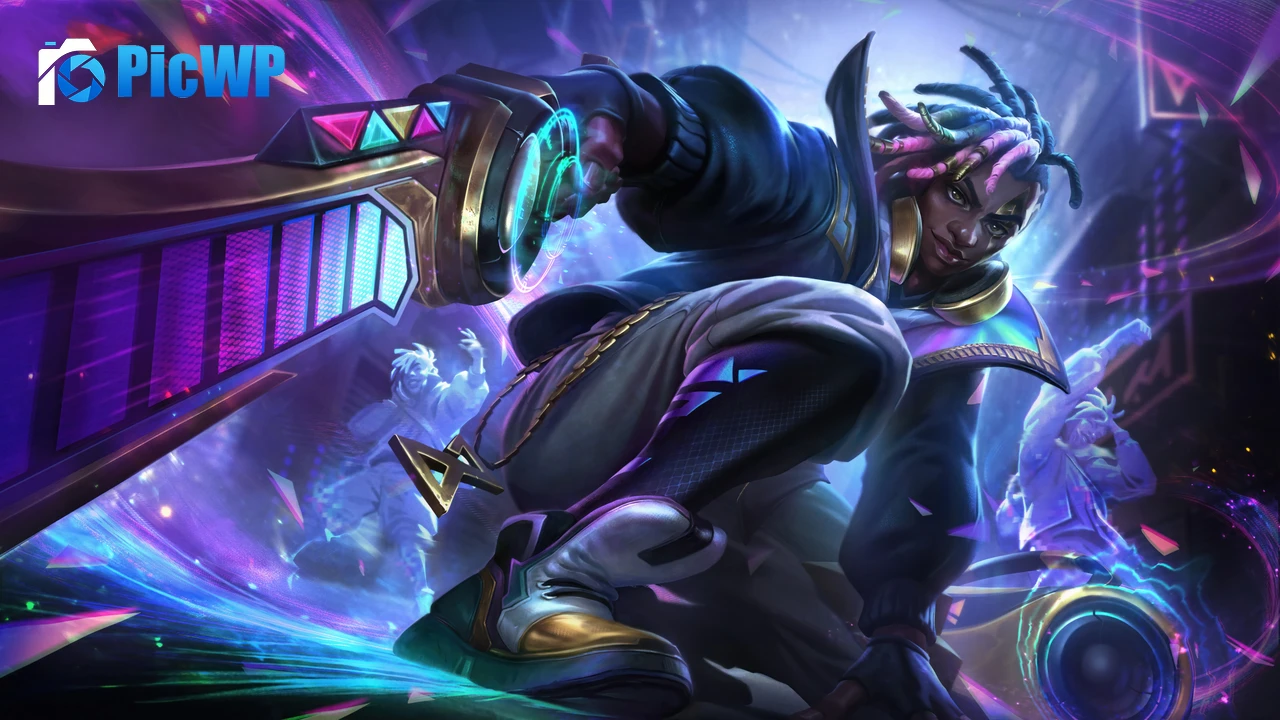 Breakout True Damage Ekko League of Legends 8K PC Wallpaper