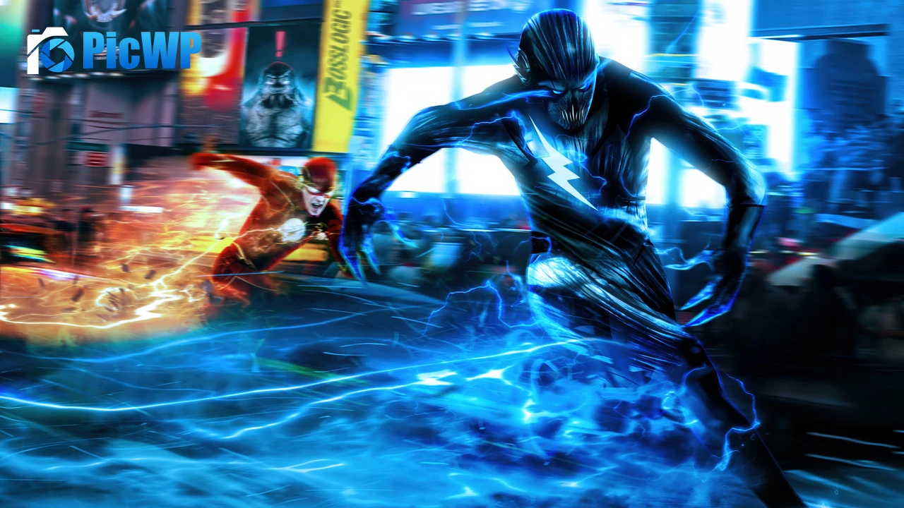 Flash Zoom (DC Comics) 6K PC Wallpaper