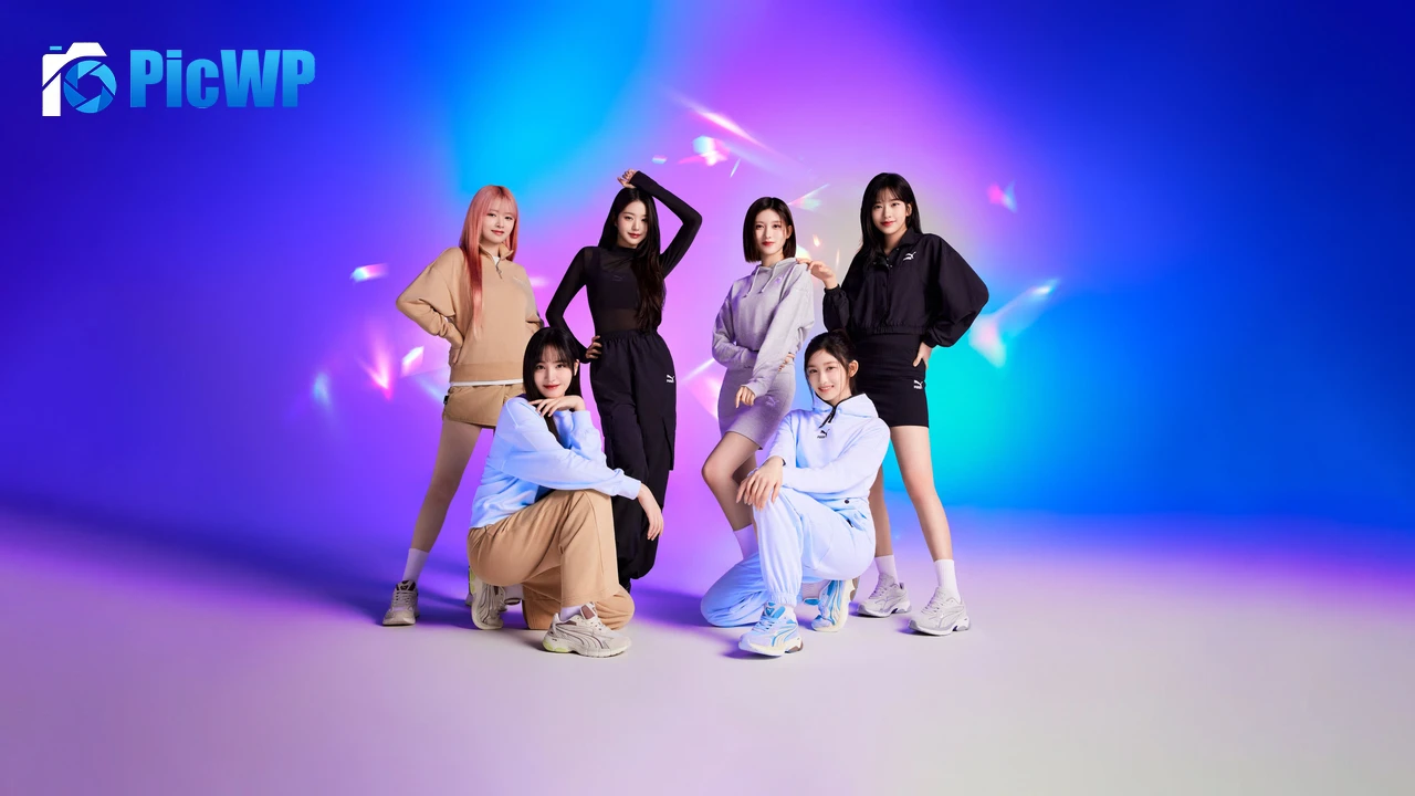 IVE (K-pop) Puma Campaign 6K PC Wallpaper