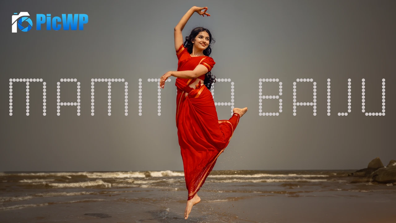 Actress Mamitha Baiju 6K PC Wallpaper