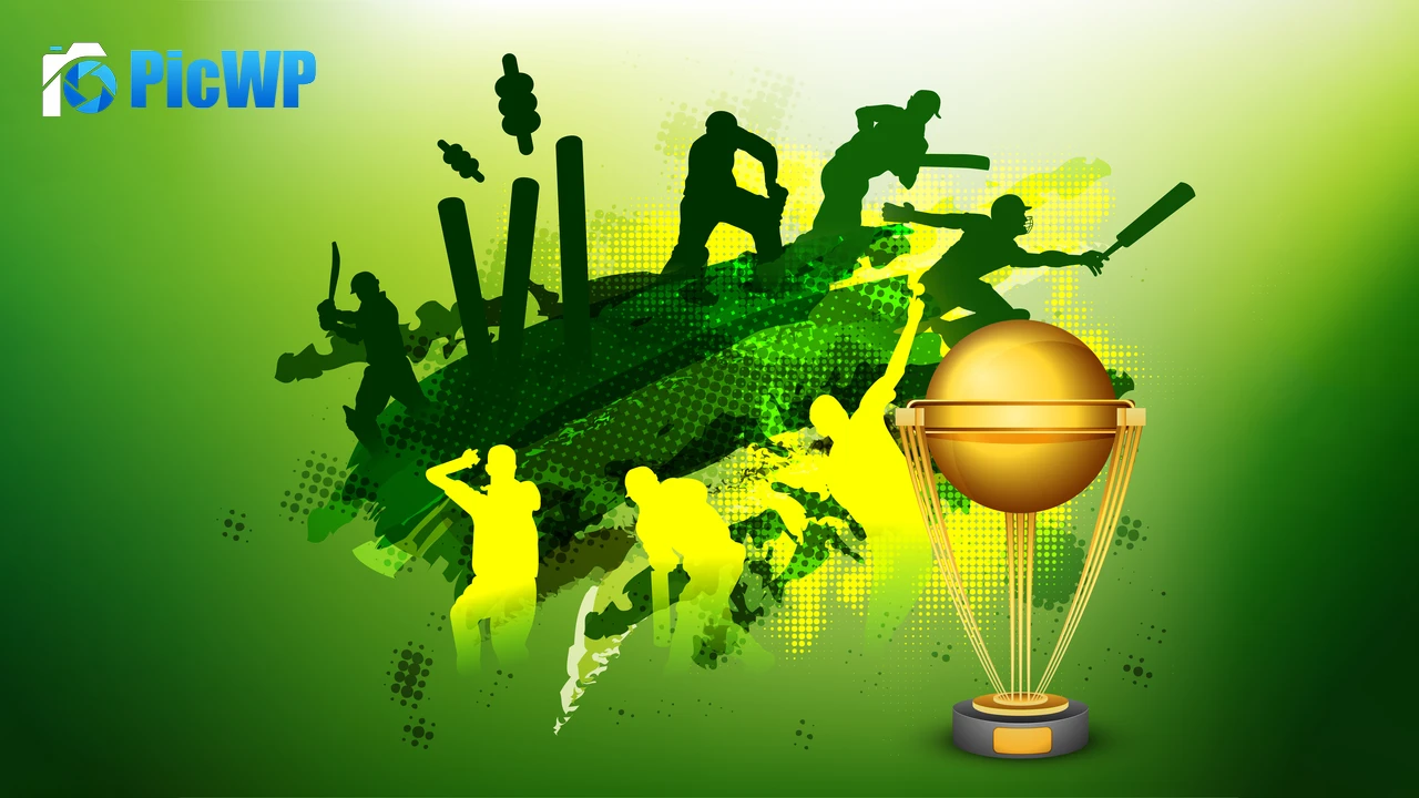 Cricket World Cup Illustration 8K PC Wallpaper