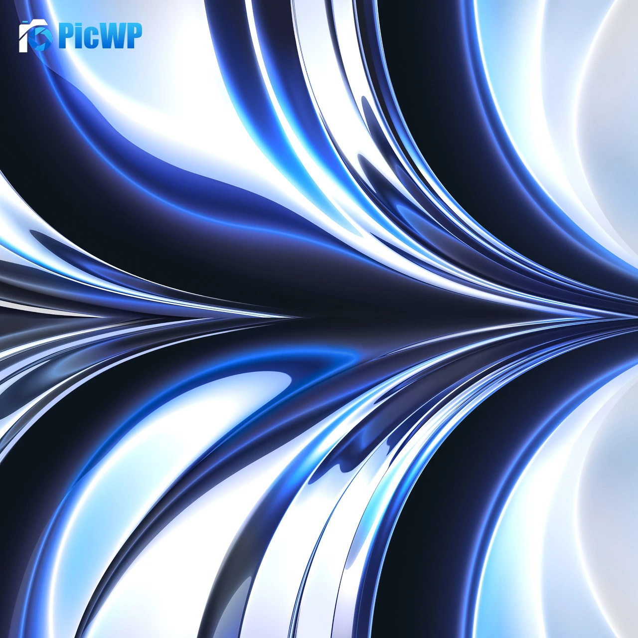 MacBook Air 2022 Blue background 4K Fold Wallpaper