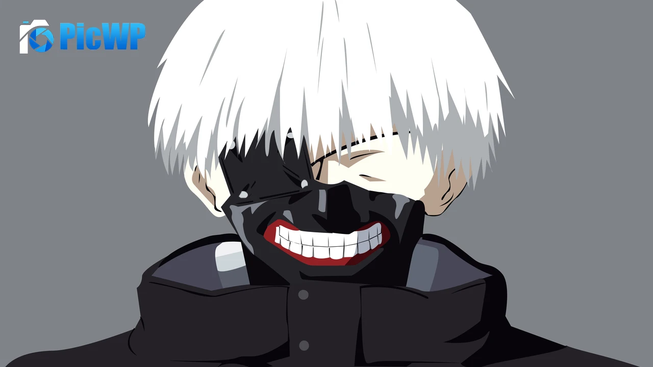 Ken Kaneki Ghoul mask 8K PC Wallpaper