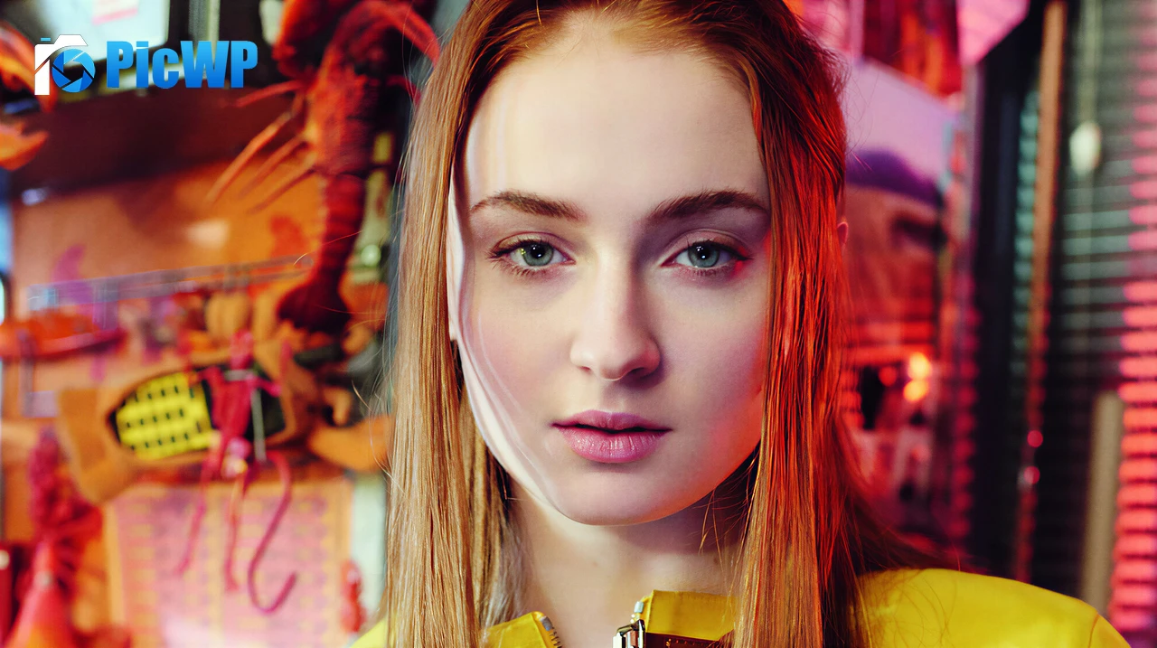 Sophie Turner Closeup 4K PC Wallpaper