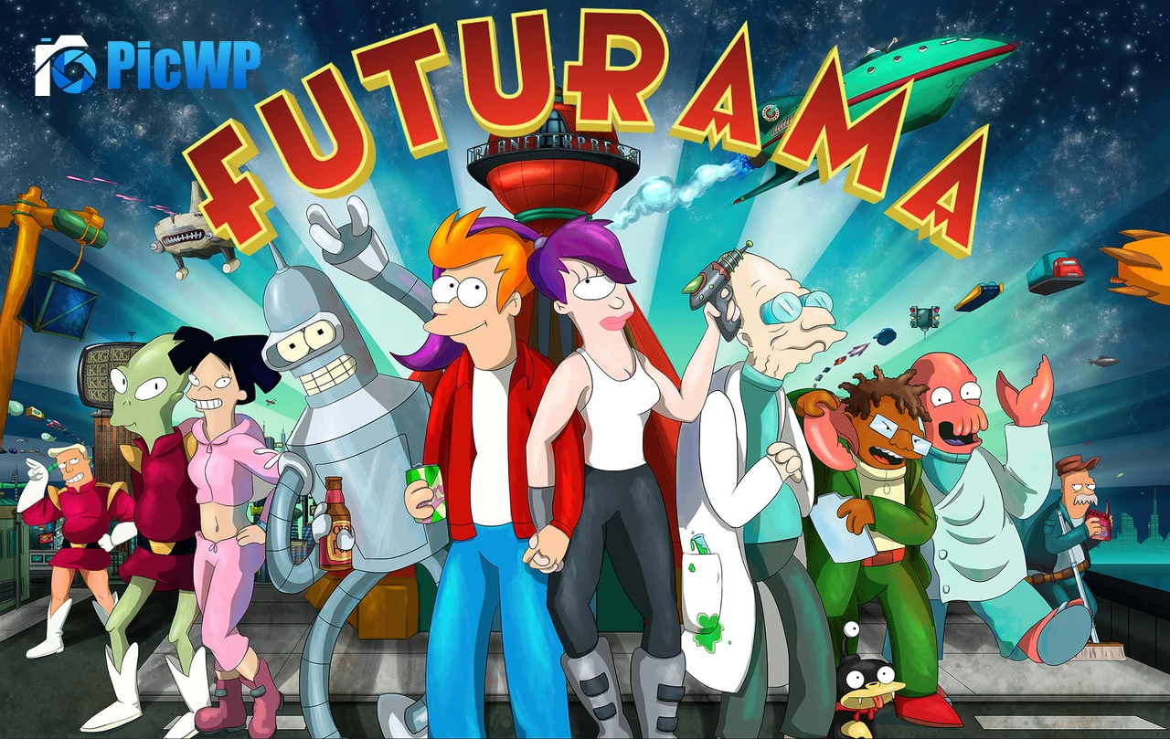 Futurama TV series 6K PC Wallpaper