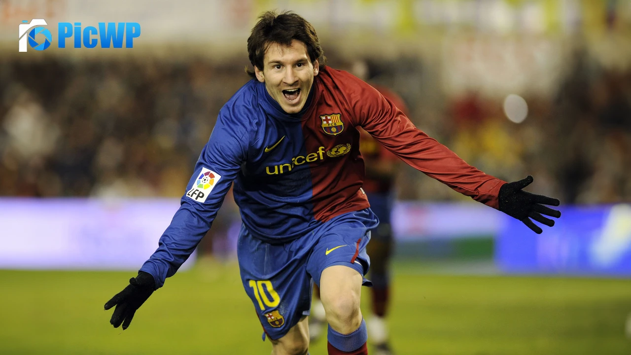 Lionel Messi Goal Celebration 6K PC Wallpaper