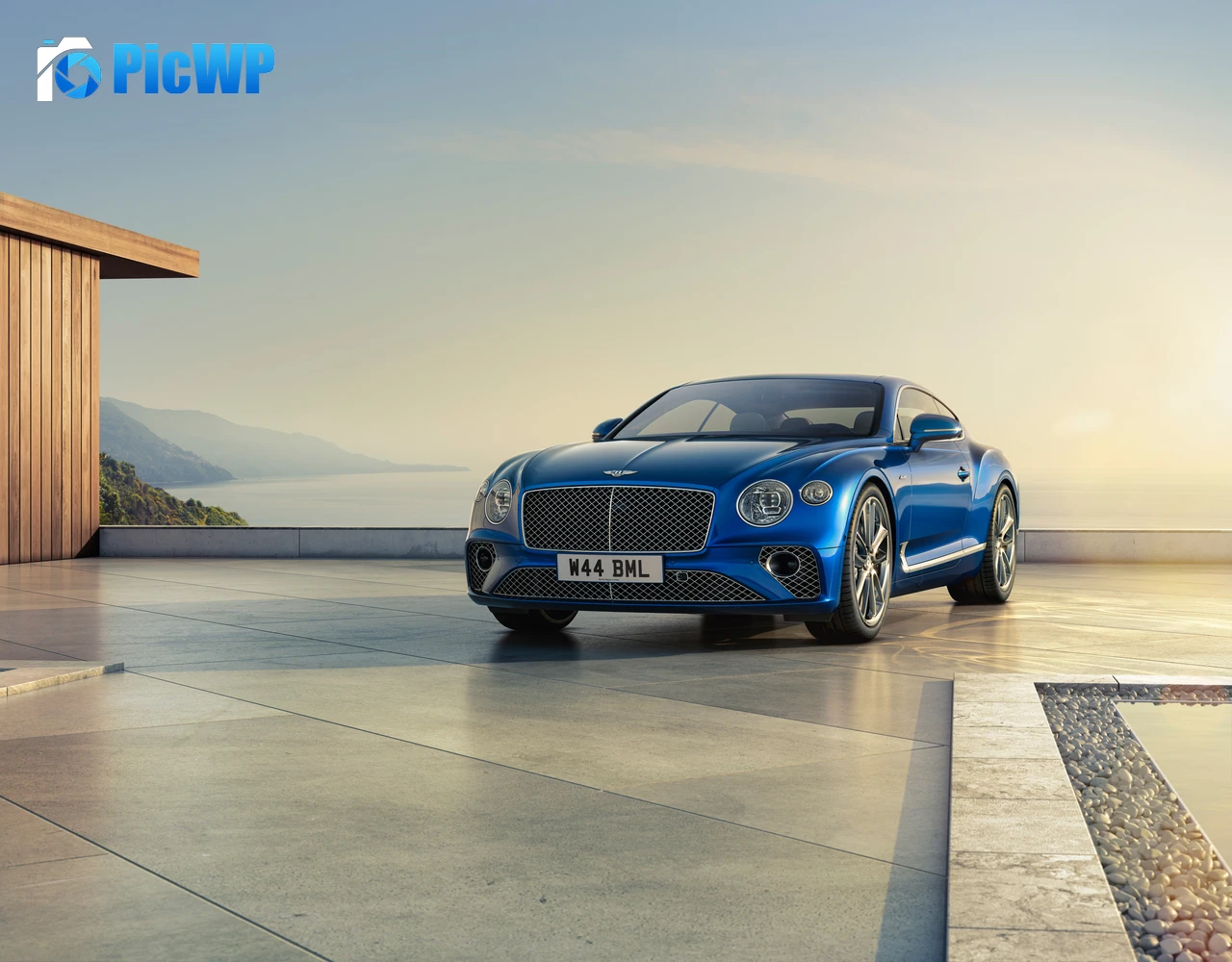 Bentley Continental GT Azure 2022 8K PC Wallpaper