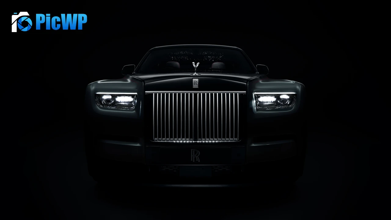 Rolls-Royce Phantom Series II Black cars 8K PC Wallpaper