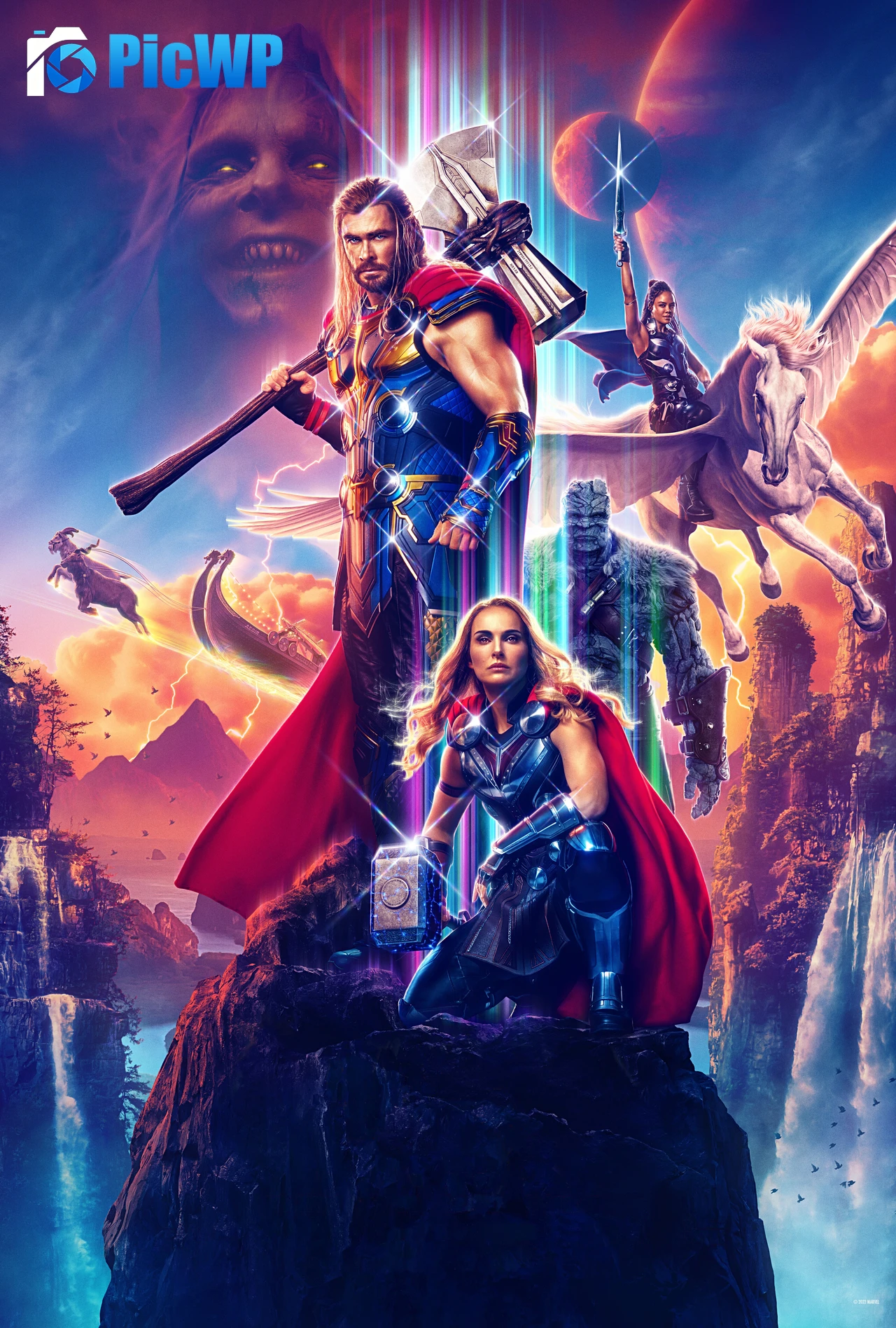 Thor: Love and Thunder Mobile phone 6K Mobile Wallpaper