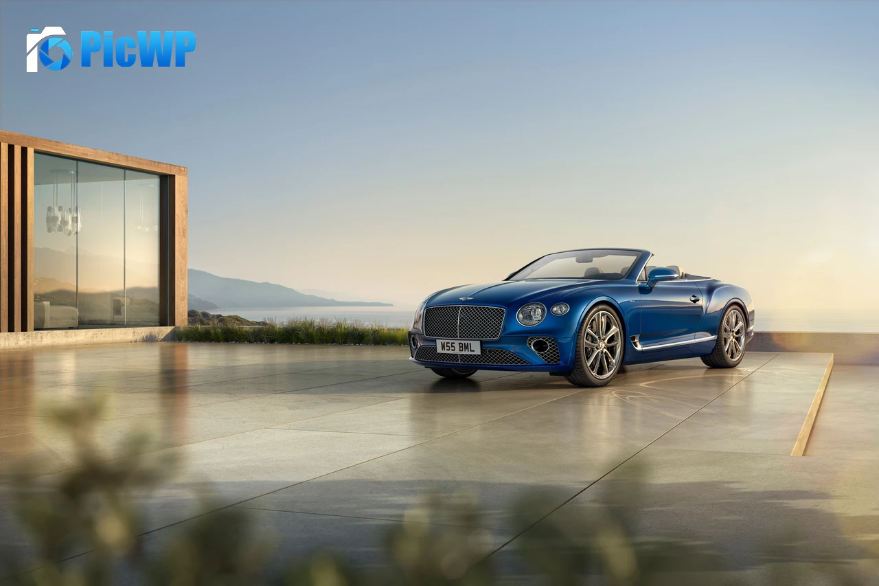 Bentley Continental GT Azure Convertible 8K PC Wallpaper