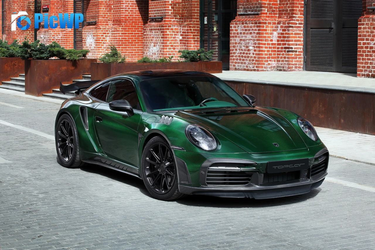 TopCar Porsche 911 Turbo S Stinger GTR Carbon Edition 6K PC Wallpaper