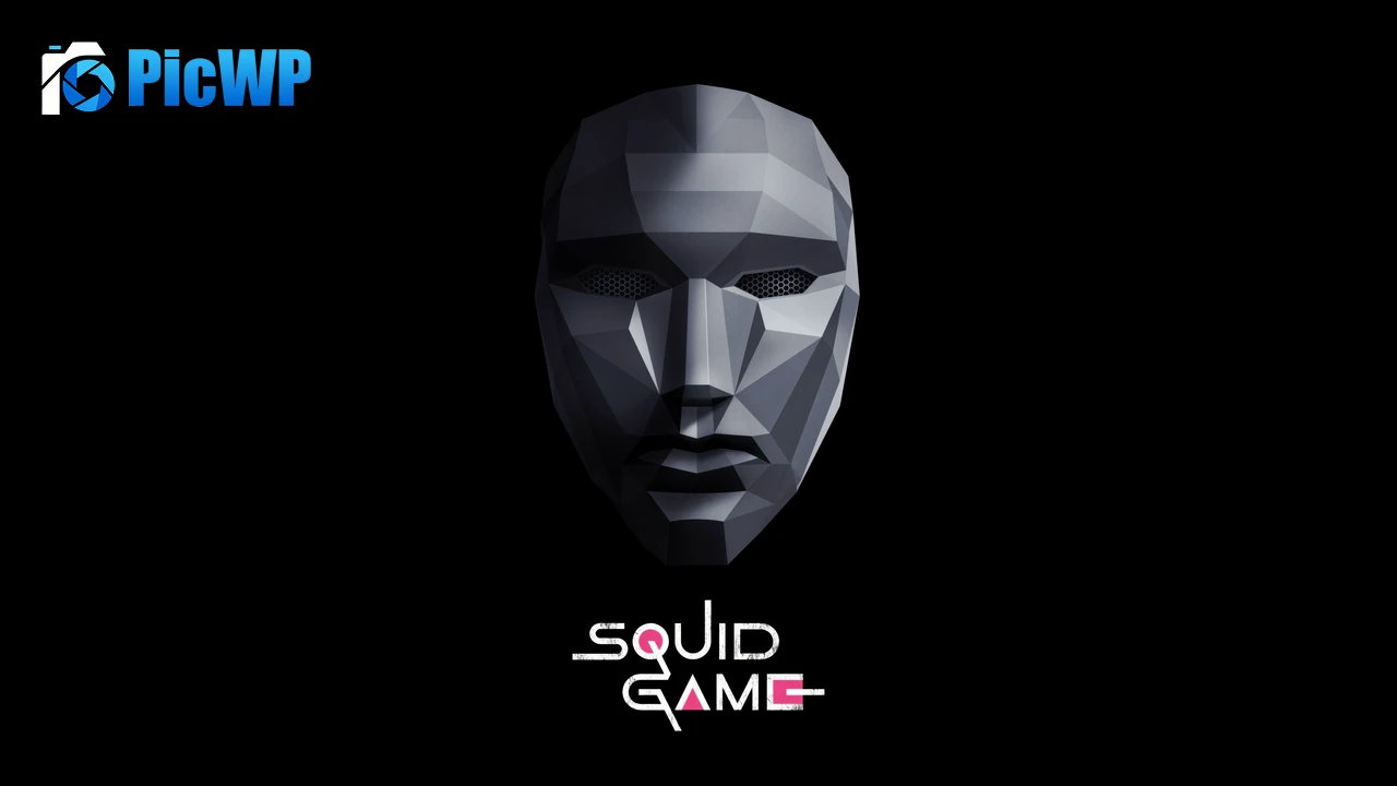 Squid Game Boss Mask 8K PC Wallpaper