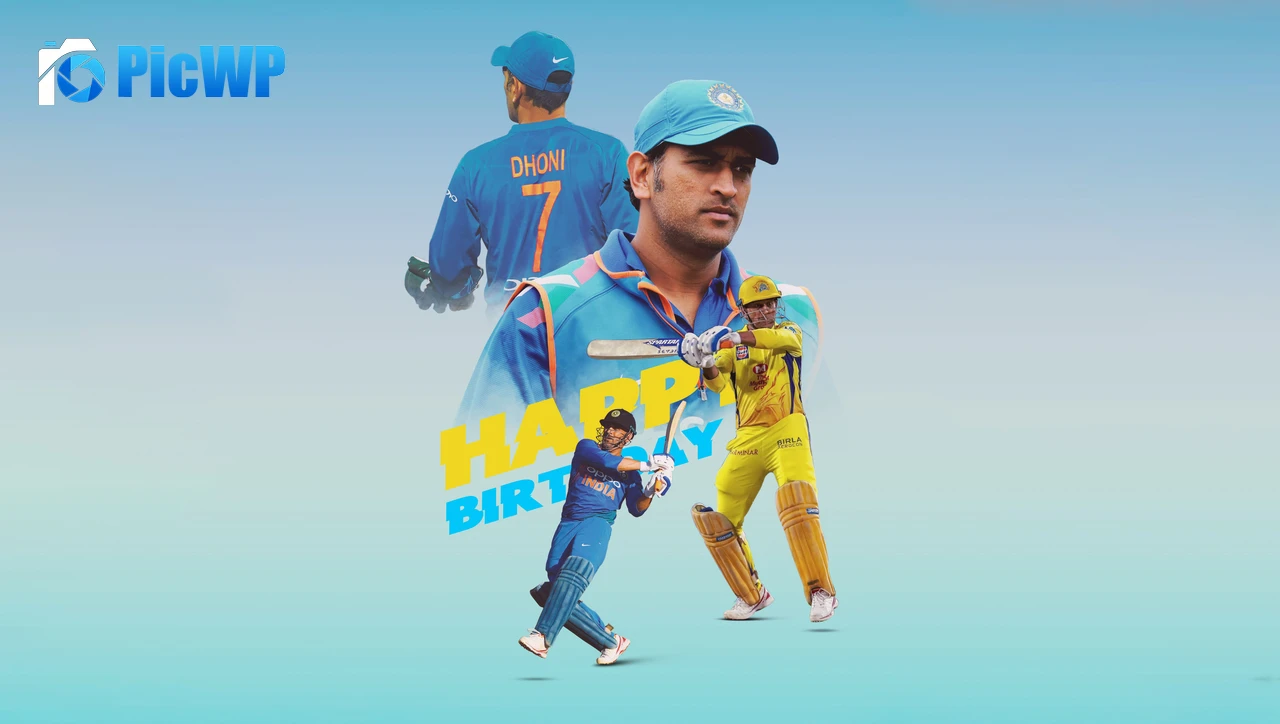 Mahendra Singh Dhoni 7K PC Wallpaper