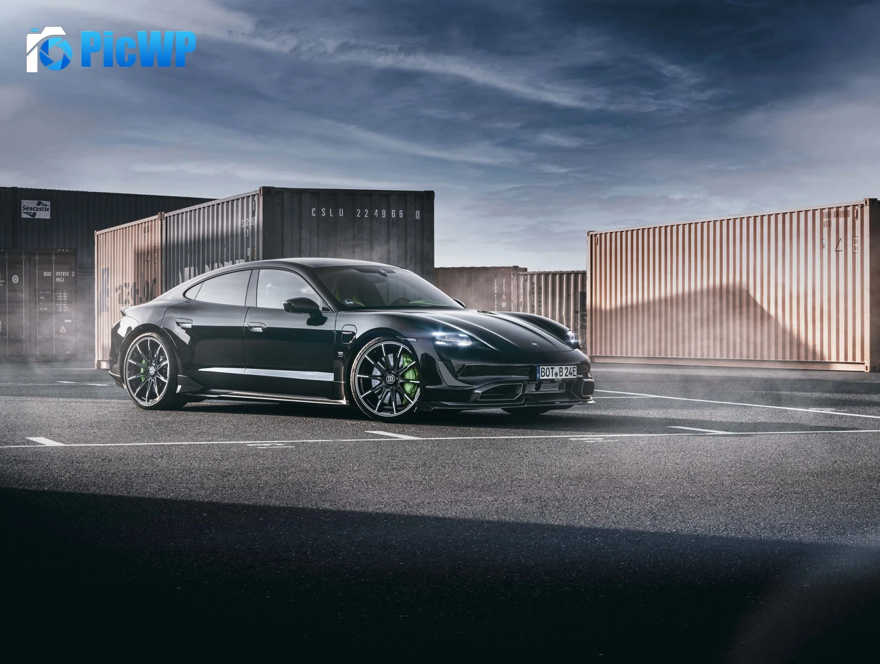 Brabus Porsche Taycan Turbo S 2023 8K PC Wallpaper