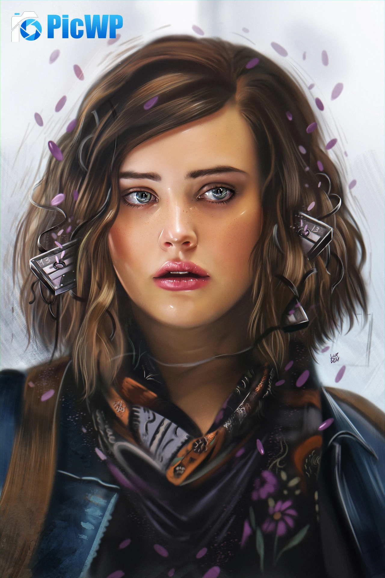 Katherine Langford 13 Reasons Why 6K Mobile Wallpaper