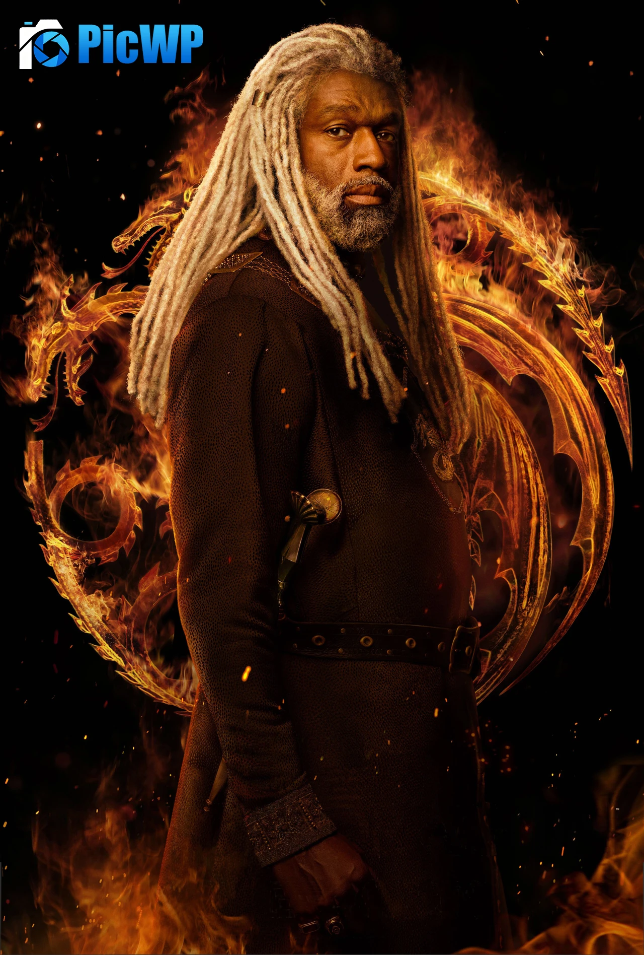 House of the Dragon Steve Toussaint 6K Mobile Wallpaper