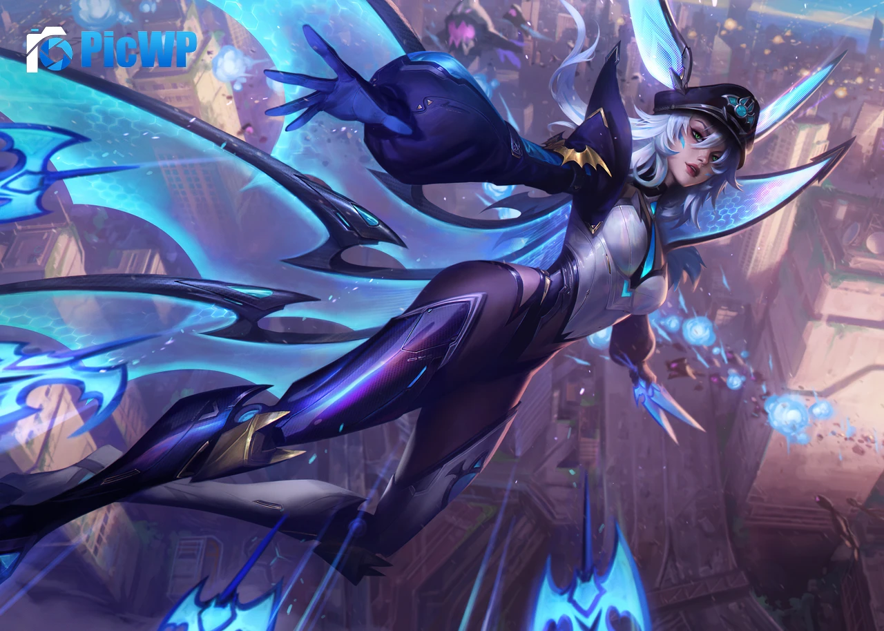 Battle Bat Xayah League of Legends 4K PC Wallpaper
