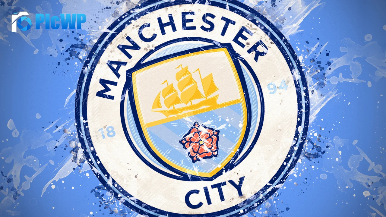 Manchester City FC Logo 6K PC Wallpaper