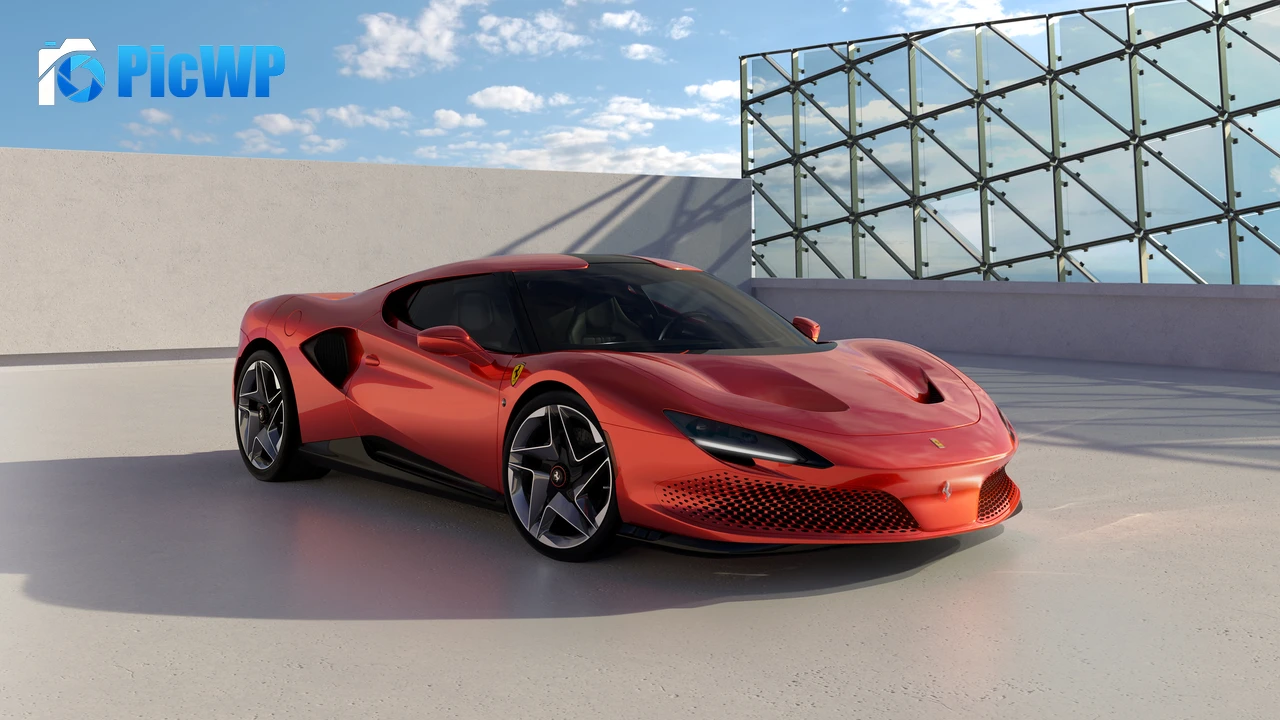 Ferrari SP48 Unica Supercars 6K PC Wallpaper