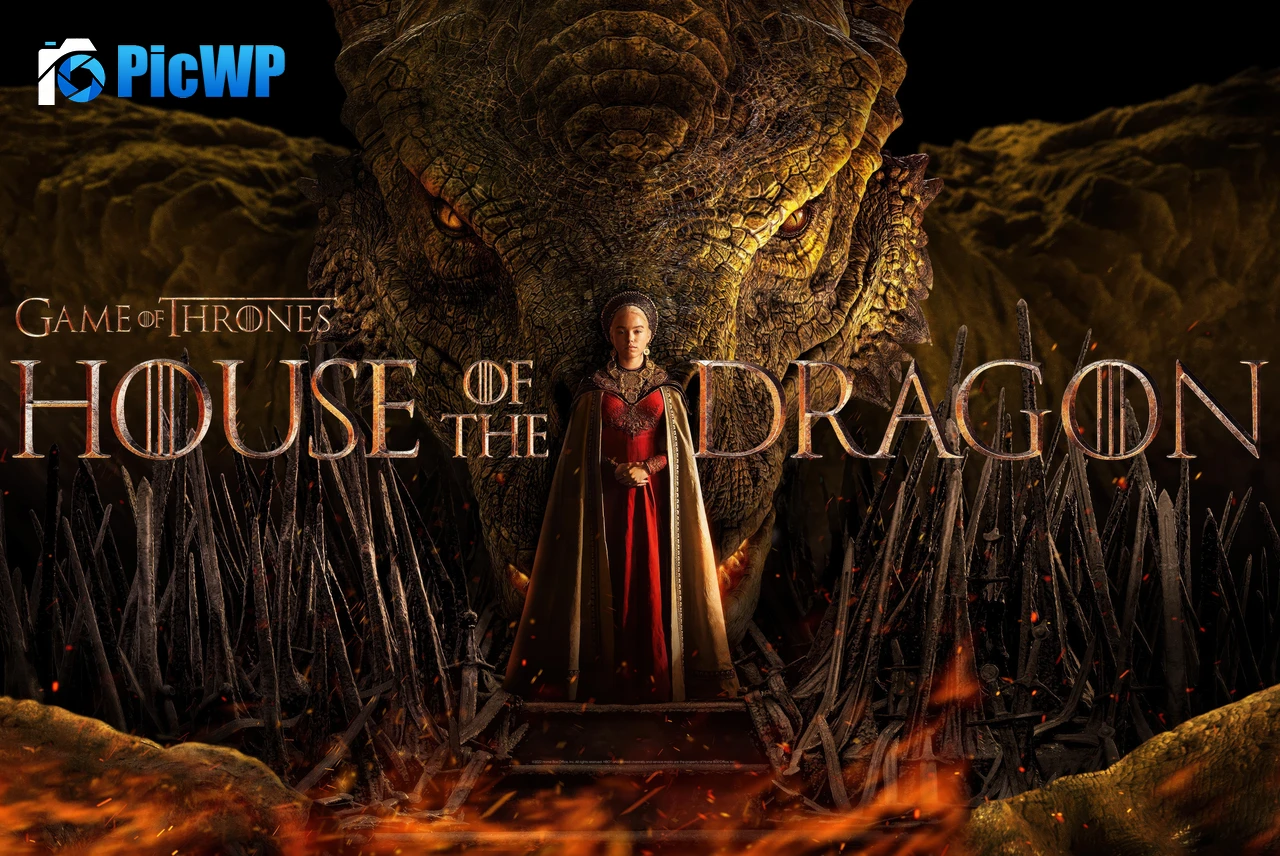 Princess Rhaenyra Targaryen Syrax 6K PC Wallpaper