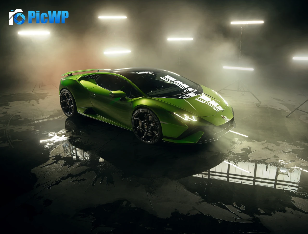 Lamborghini Huracán Tecnica Supercars 8K PC Wallpaper