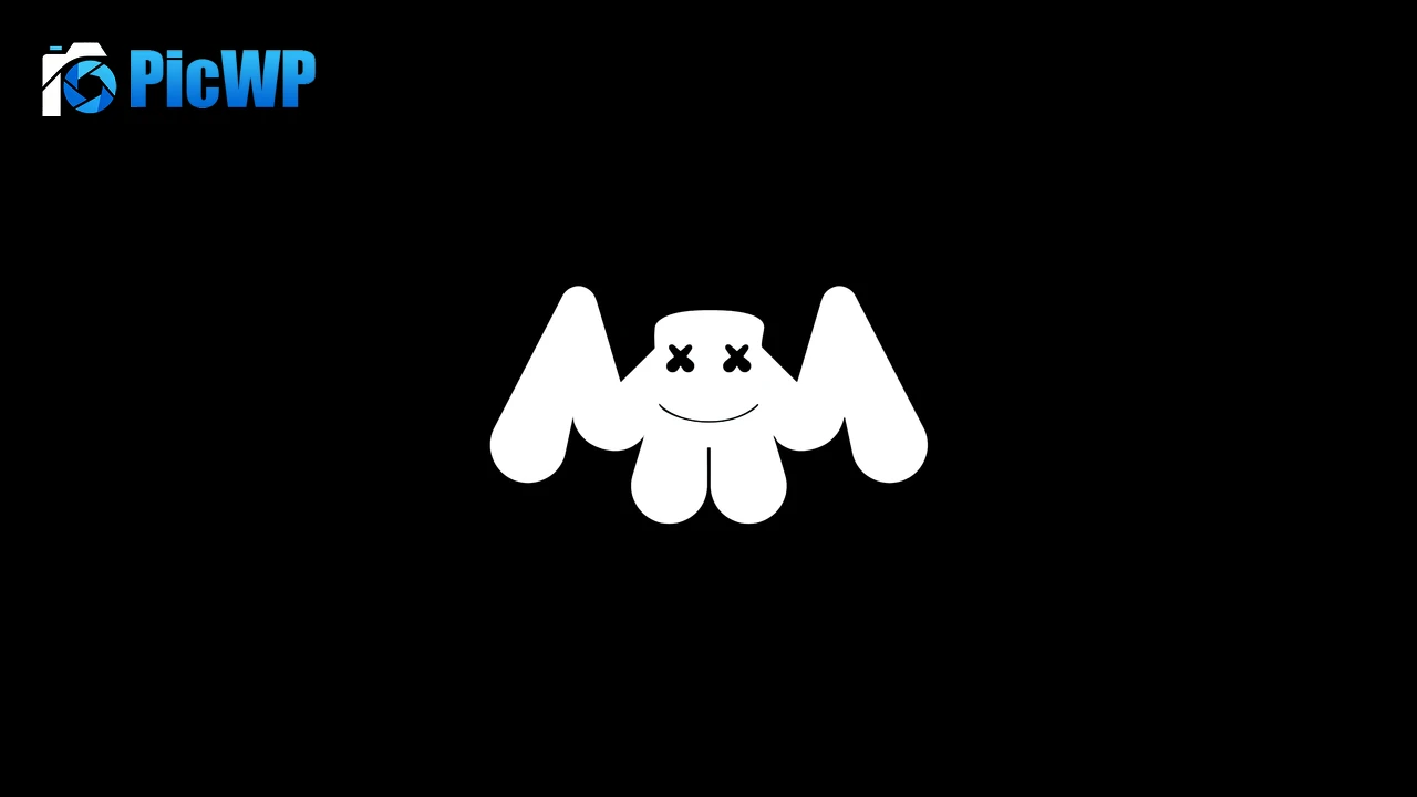 Marshmello Logo AMOLED 6K PC Wallpaper