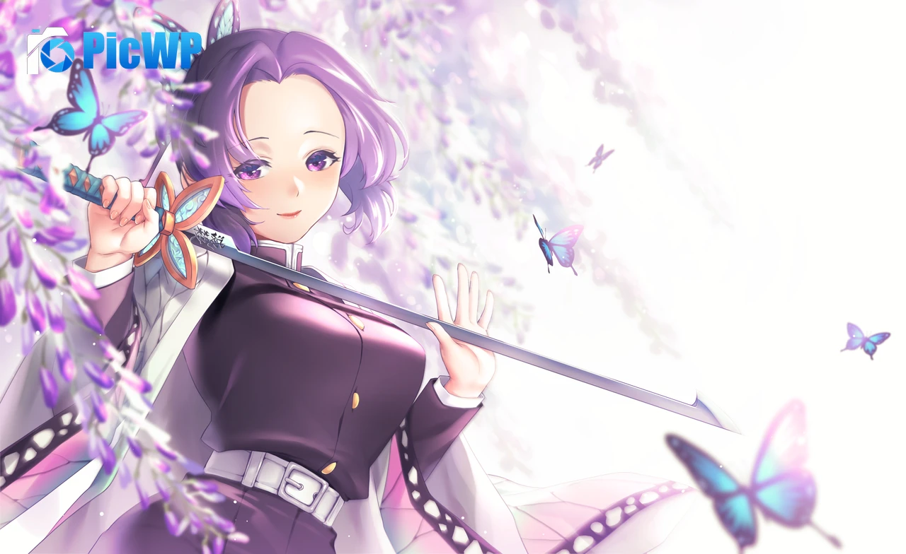 Demon Slayer: Kimetsu no Yaiba Shinobu Kocho 5K PC Wallpaper