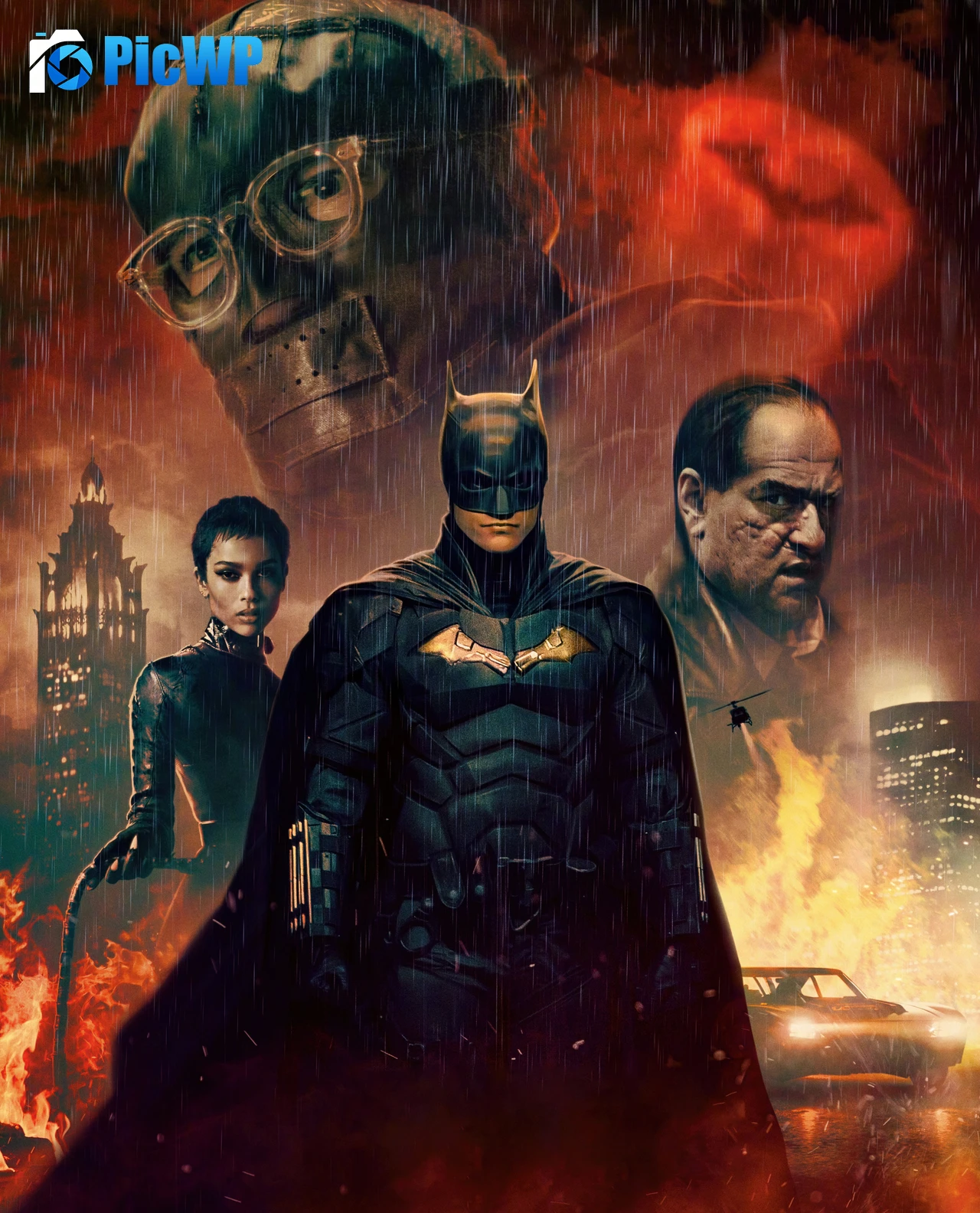 The Batman Movie poster 5K Mobile Wallpaper