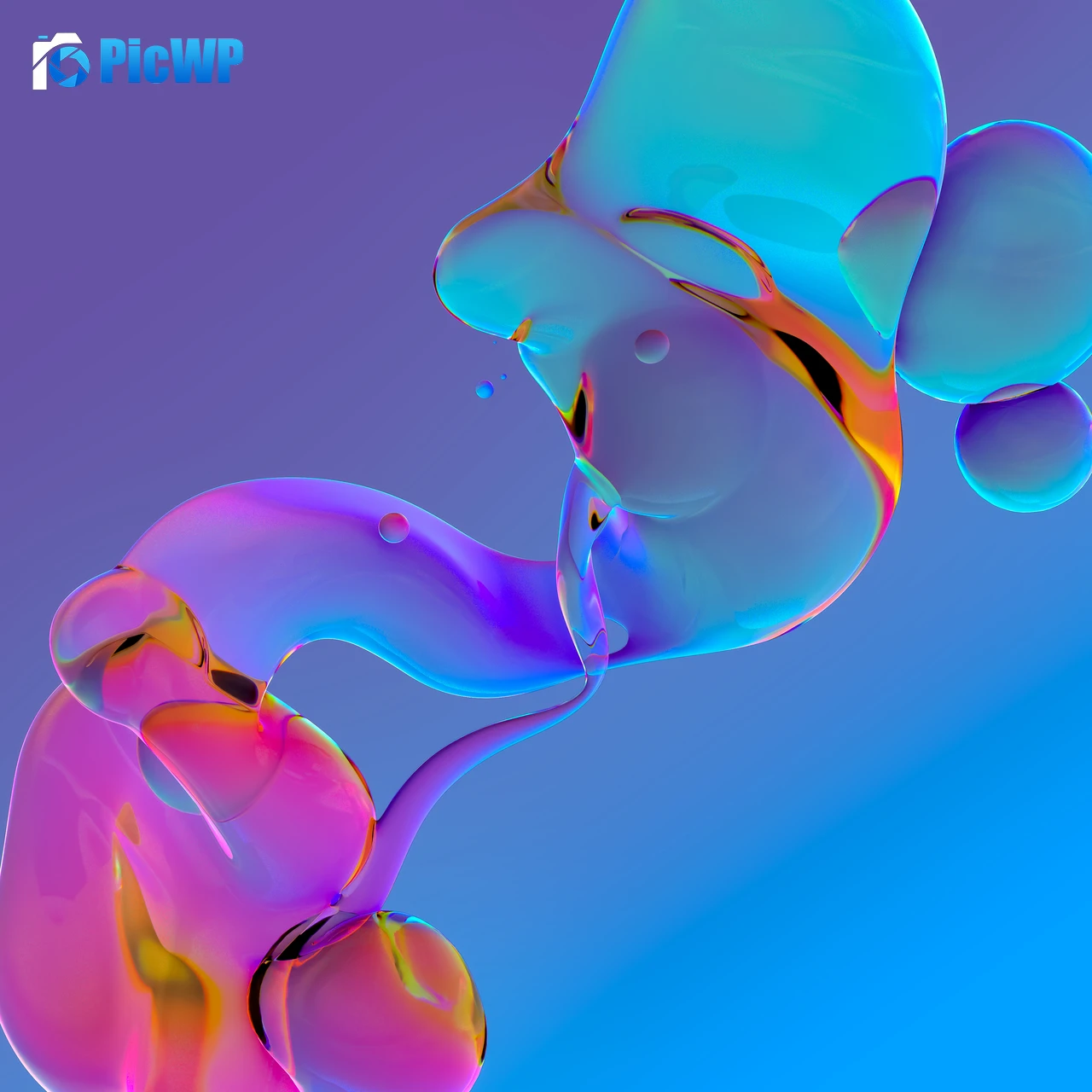 Glossy Aesthetic 4K Fold Wallpaper