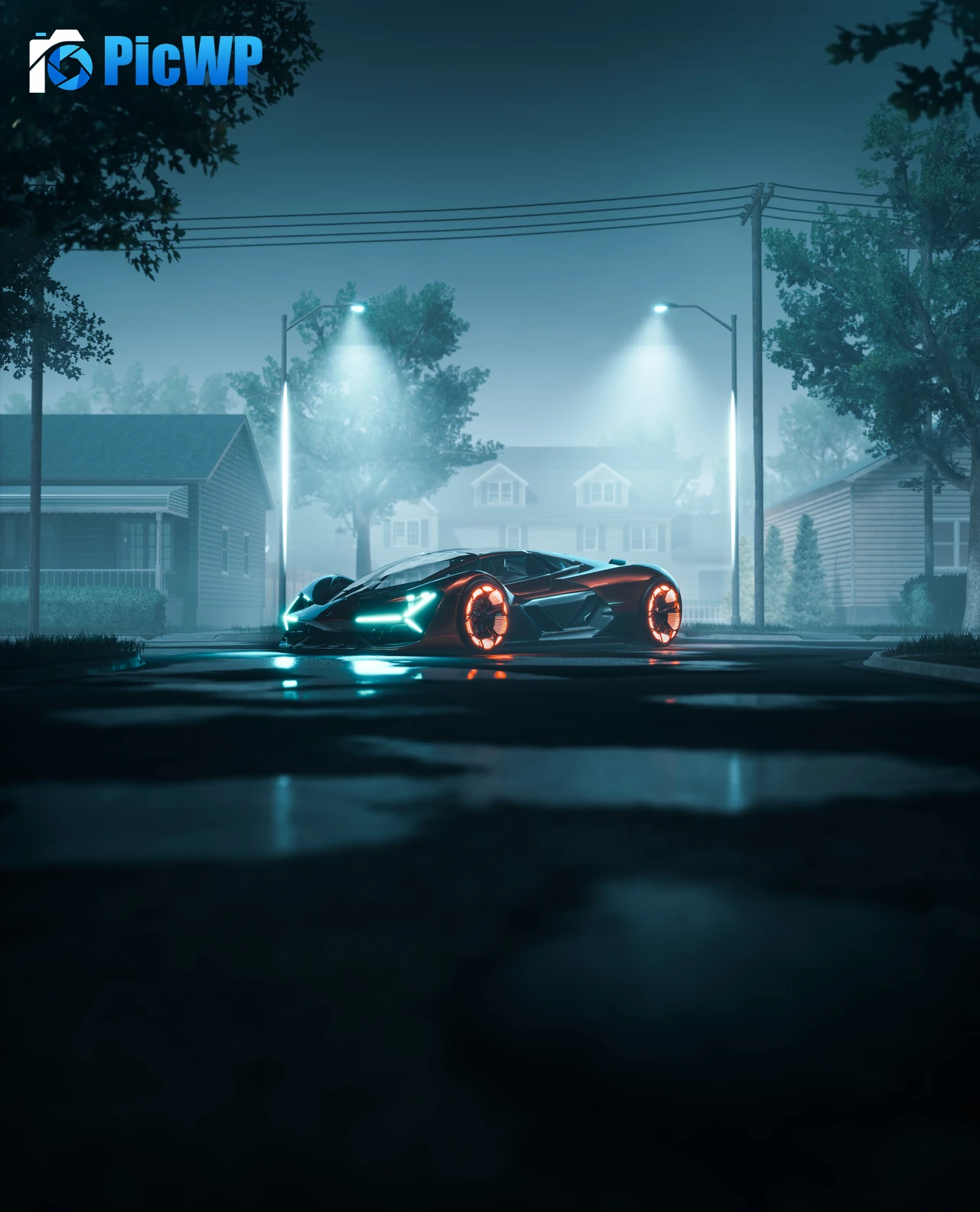 Lamborghini Terzo Millennio Supercars 6K Mobile Wallpaper