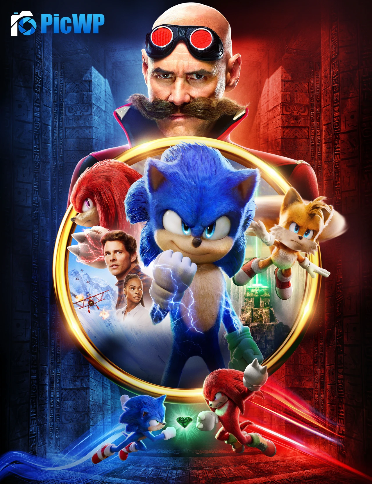 Sonic the Hedgehog 2 Movie poster 7K Mobile Wallpaper
